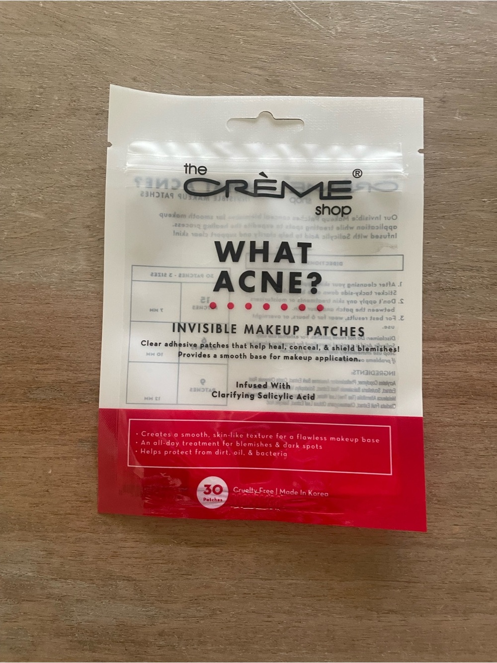 The Crème Shop What Acne? Red Invisible Makeup Patches